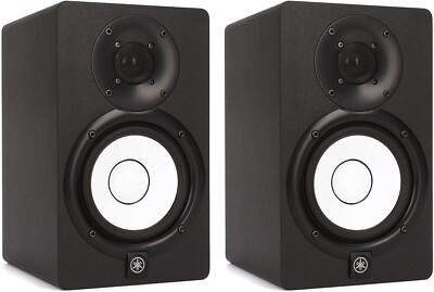 Yamaha HS5 Powered Studio Pair Monitor Speaker Set Black 45W+25W