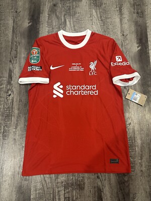 Mac Allister Liverpool Nike 23/24 Carabao Cup Final Jersey Size M DX2618-688