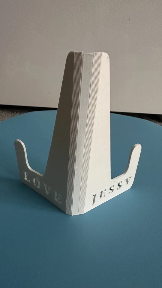 iPad Tablet iPhone Desk Stand Holder Mobile Phone Folding Portable Personalised - Image 3 of 4