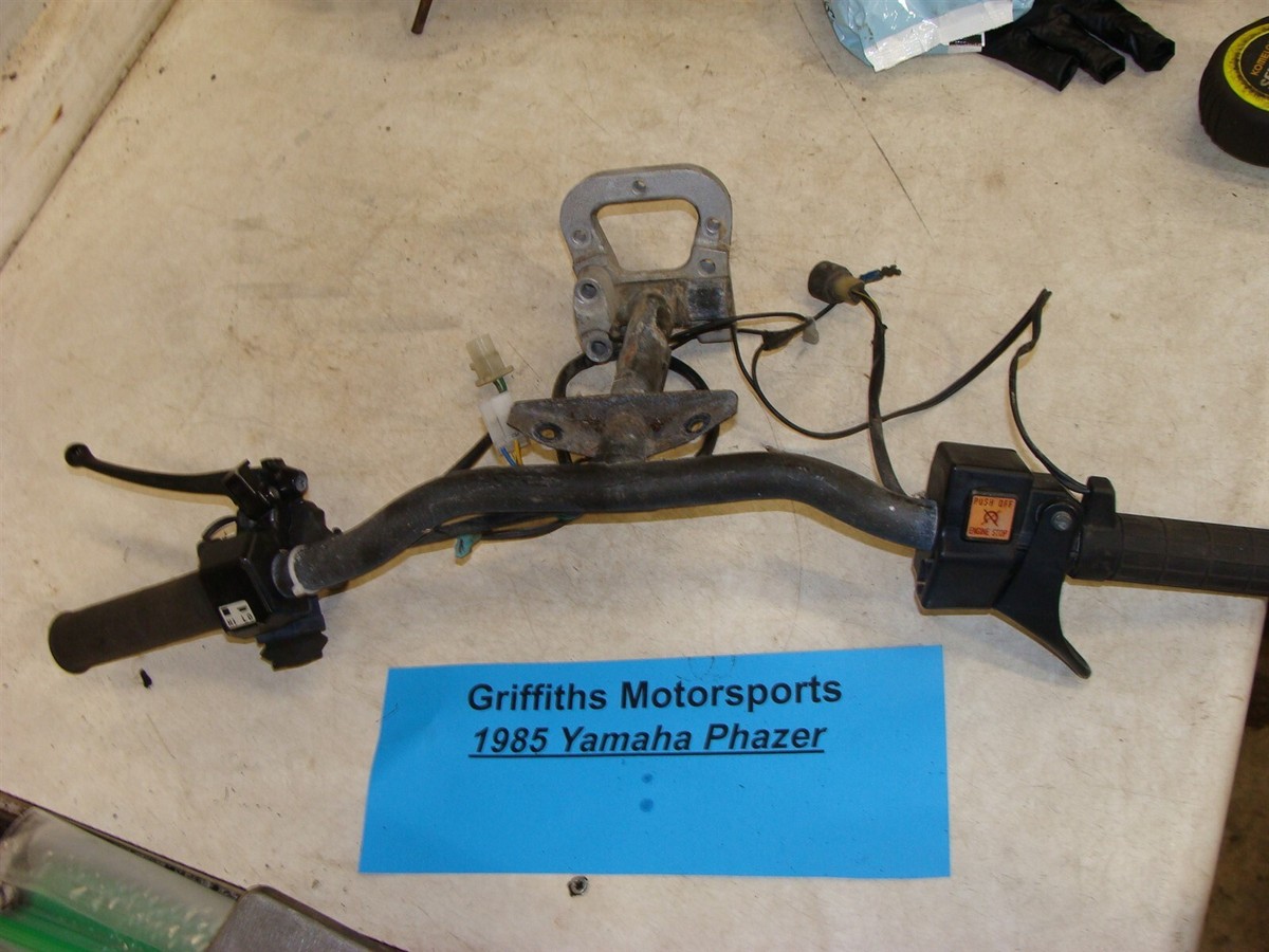 1985 YAMAHA PHAZER DELUXE PZ480E 80e bar handlebar thumb throttle switch  brake