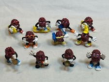 California Raisins Vintage Old Set 11 Lot 1987 / 1988 Applause Musicians Surfers