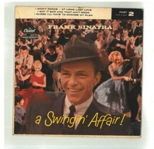 Frank Sinatra – A Swingin' Affair! Part 2 Label: Capitol Records – EAP 2-803