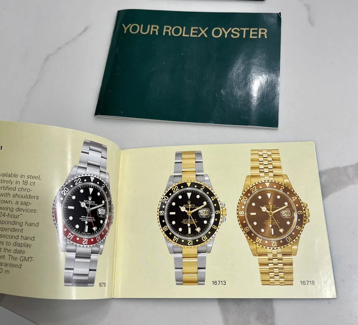 ROLEX 16710 公式保証書 ROLEX GMTマスター2 16710 P番 黒ベゼル 保証書有 【委託時計