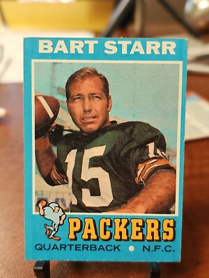 1971 Topps #200 Bart Starr Green Bay Packers Football Card EX+