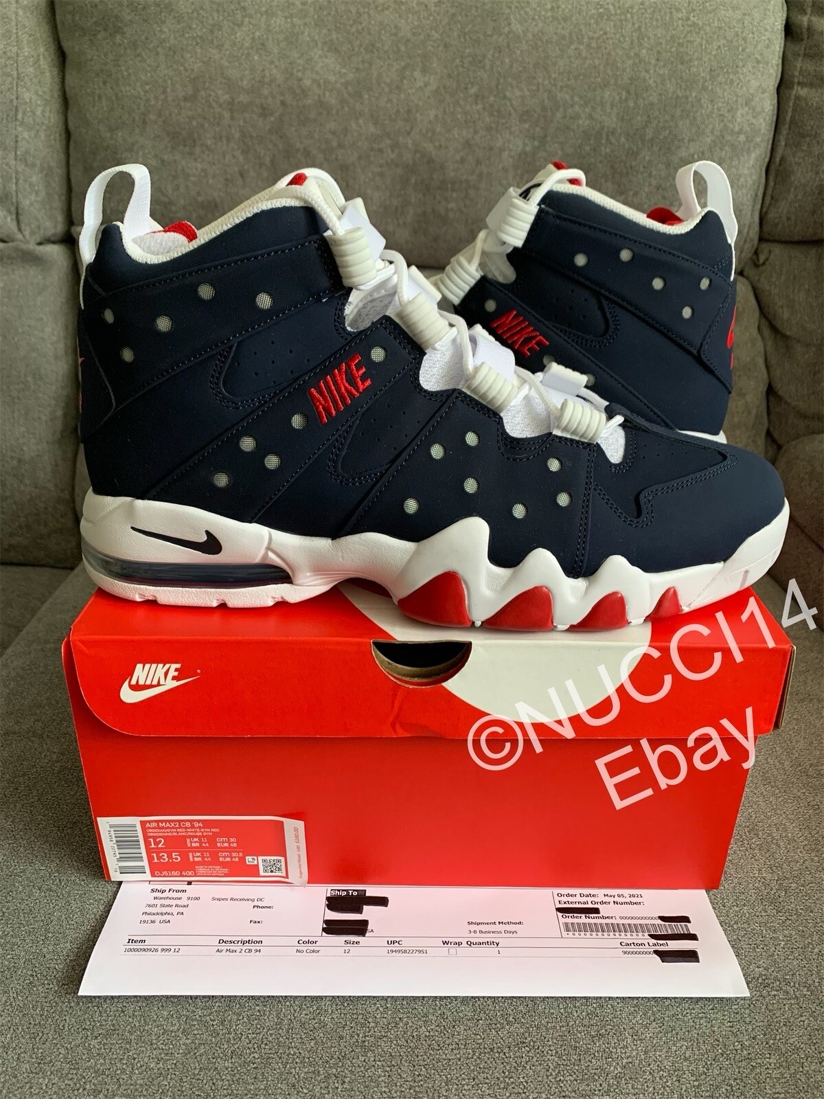 Nike Air Max 2 Cb 94 Usa Dream Team 21 Size 12 With Receipt Dj5160 400 Shopping Com