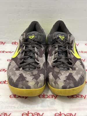 Nike Kobe 8 VIII System Grey Camo Volt #555035-063 Men display picture 1