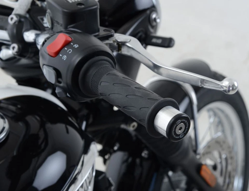 R&G Racing Black Bar End Sliders para 2017-2020 Triumph Bonneville Bobber - Imagem 4 de 4