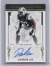 2016 Panini National Treasures #180 Darron Lee Gold RC Auto #/25