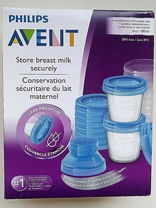 avent breast milk storage