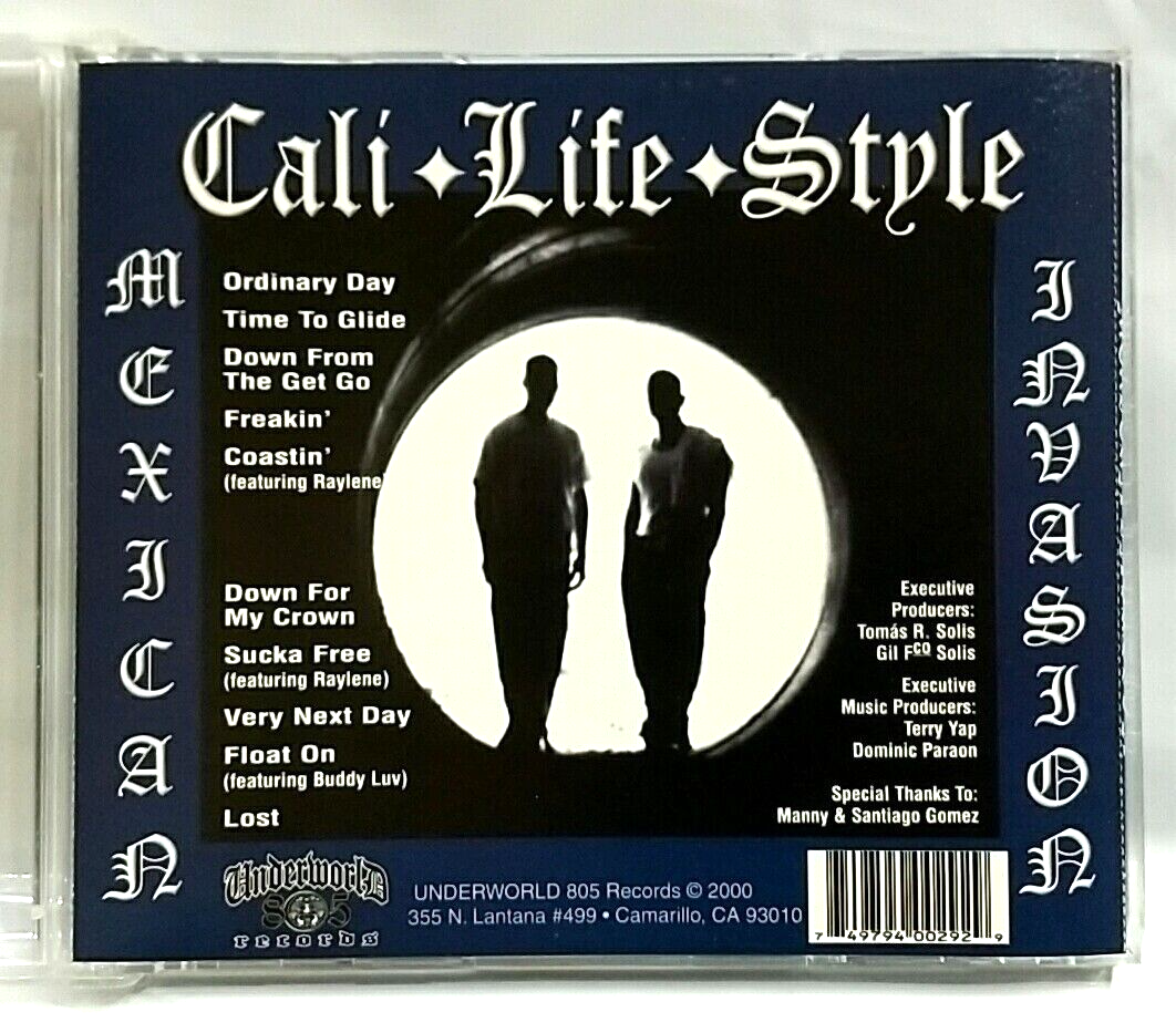 CD) Cali Life Style – Mexican Invasion , US Press, 805-1 CD) Cali Life Style – Mexican Invasion , US Press, 805-1