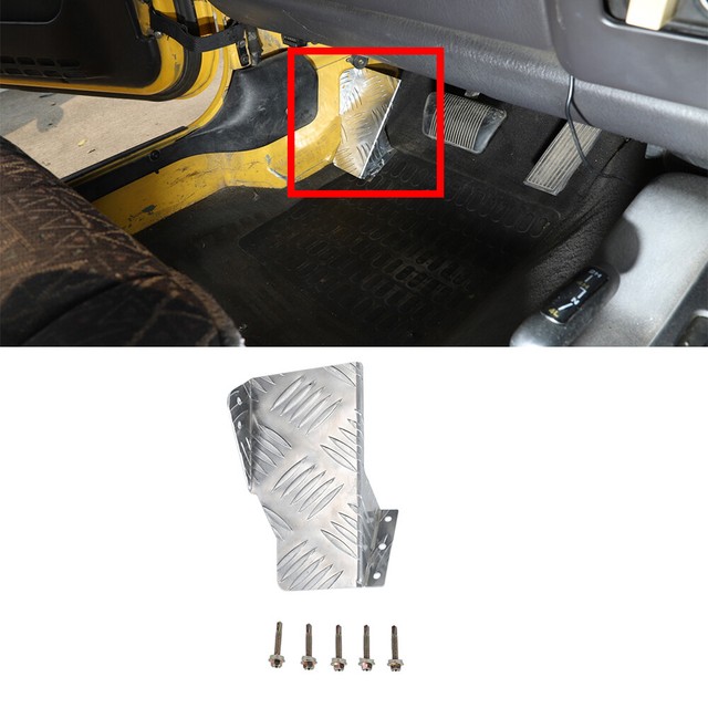 Pedal Left Side Foot Rest Kick Panel for Jeep Wrangler TJ 19972006