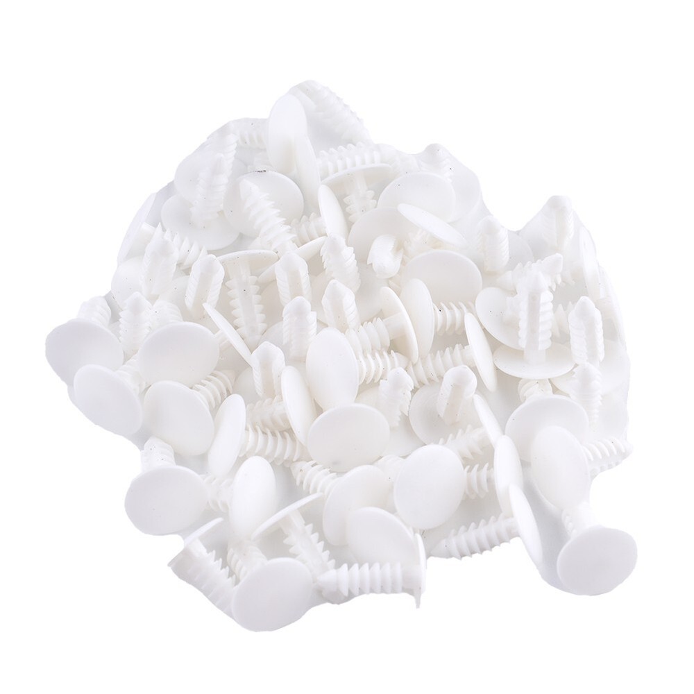 Parts Clips Plastic Rivets White 60pcs Accessories Door Trim For Automotive New
