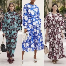Valentino Garavani maxi dress size 10 SS2019 Runway Resort Floral Cotton