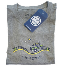 Life Is Good Ss Shirt Crusher Tee Off Road Beach Jake Jeep Surf Chest48 Mens L Life Is Good Ss Shirt Crusher Tee Off Road Beach Jake Jeep Surf Chest48 Mens L