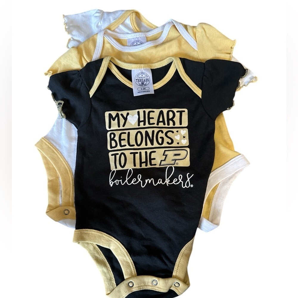 Purdue Baby Clothes Set 3-6 Months