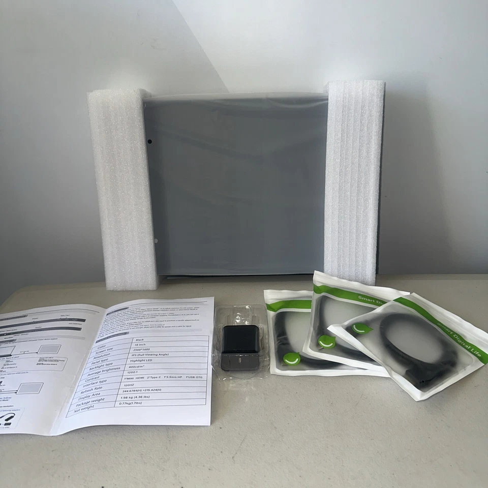 Portable Monitor 16" 120Hz Monitor 2560*1600 2K Gaming Monitor for PS - Image 2 of 4