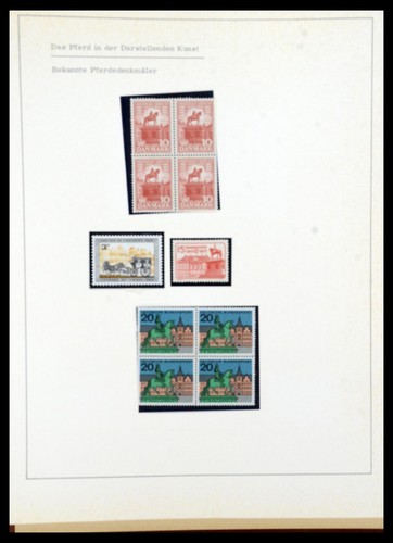 Lot 36174 Thematische Briefmarkensammlung Pferde 1920-1970.