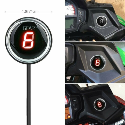 Indicador de engranaje de motocicleta impermeable LED ROJO para Kawasaki VERSYS 650 VERSYS 1000 - Imagen 2 de 9