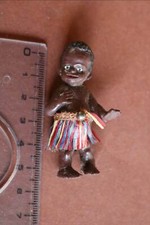 tolle alte kleine dunkelh&auml;utige Afrika Figur - Alter ???