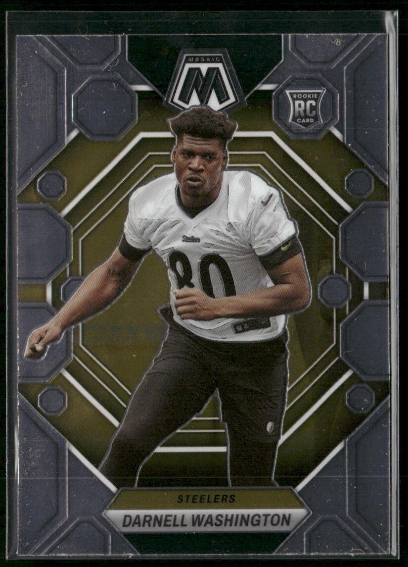 2023 Panini Mosaic Rookie #306 - Darnell Washington - Steelers RC!
