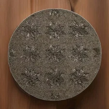 ONE Beaded Star Placemat Williams-Sonoma NEW in Packaging 