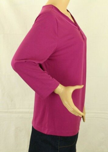 Koret Women's Fushia Top Blouse Size M (10-12) - Picture 4 of 4