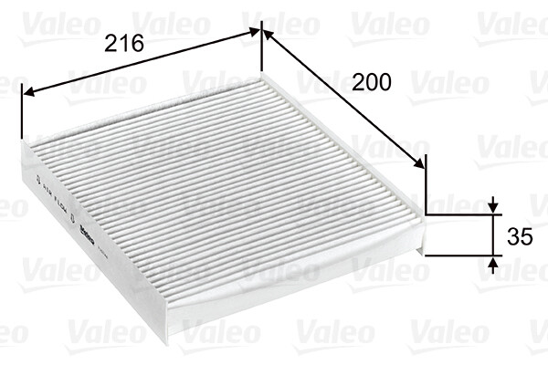 Valeo 715746 Filter, Innen Luft FüR Dacia, Nissan, Renault-image