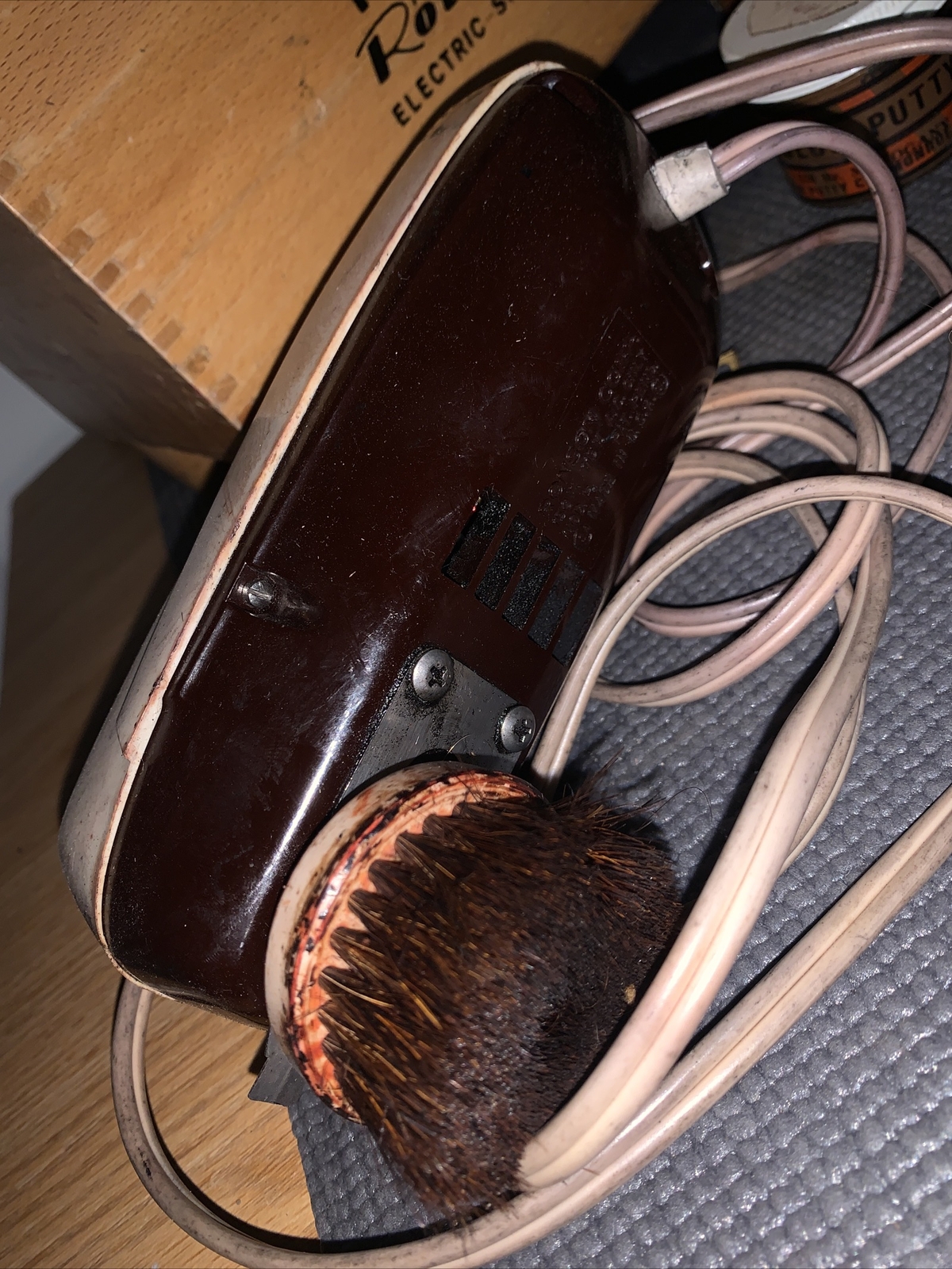 VINTAGE RARE RONSON ROTOSHINE Electric Shoe POLISHER… Gem