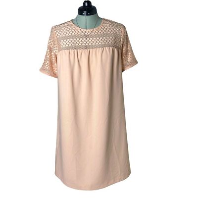 Nanette Lepore Light Pink Dress Knee Length Short Sleeve Summer Lace Size 2 | eBay Nanette Lepore Light Pink Dress Knee Length Short Sleeve Summer Lace Size 2 | eBay
