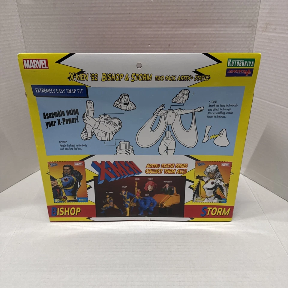 Kotobukiya Marvel X-Men '92: Bishop & Storm Artfx+ Estatua Nueva en Caja Foto 3 de 4