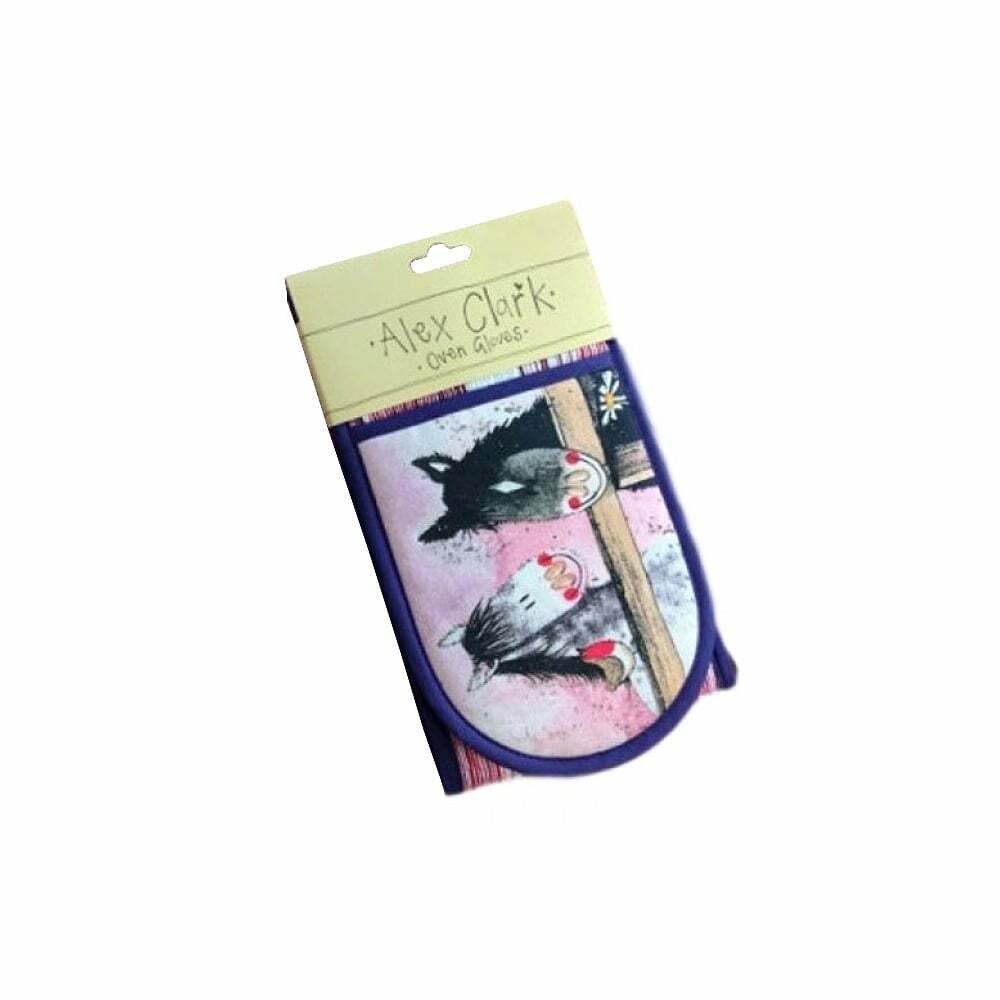 Horse Whispers Cotton Oven Gloves, Alex Clark,Animals, Kitchen Accessories GLV08