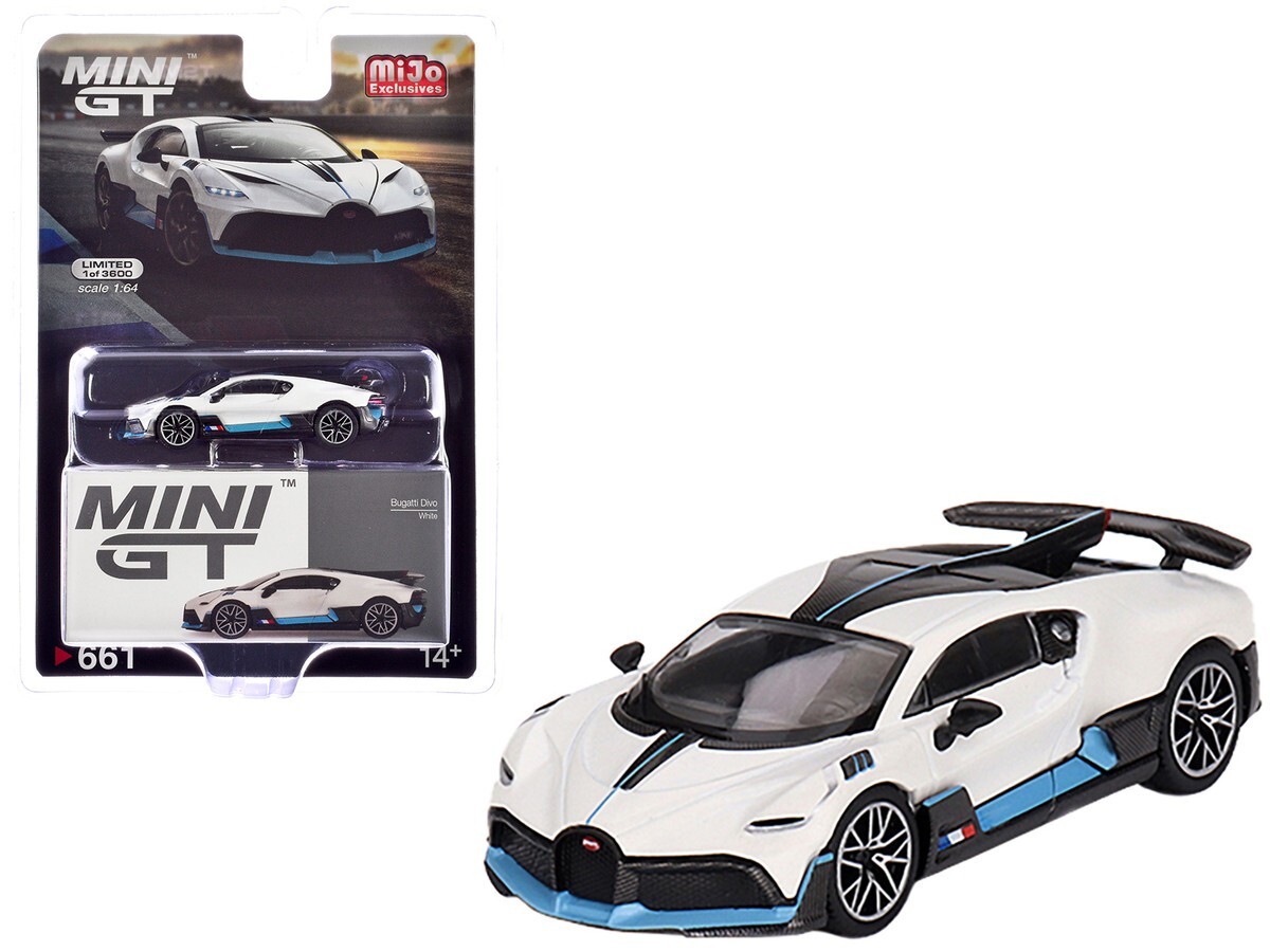 1/64 Bugatti ブガッティ ディーヴォ ホワイト Mini GT 1:64 Diecast Model Car Bugatti Divo White | eBay