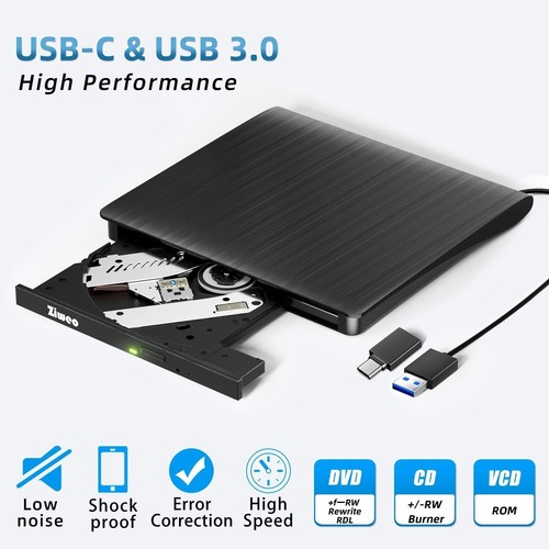 VikTck USB-C Superdrive External DVD/CD Reader For Apple - Afbeelding 3 van 7