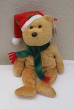 Ty Beanie Baby Holiday Teddy 2003 11th Generation Hang Tag***Tag has wear