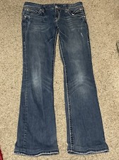 Rock Revival Blue Stephanie Boot Cut Denim Jeans Pants Women's Size 30x31