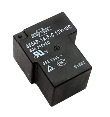 1PC  855AP-1A-F-C  855AP-1A-C 12VDC Power Relay SPST-NO 30A 240VAC 4Pins New