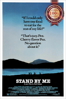 STAND BY ME 1986 80s OFFICIAL ORIGINAL CINEMA MOVIE PRINT PREMIUM POSTER