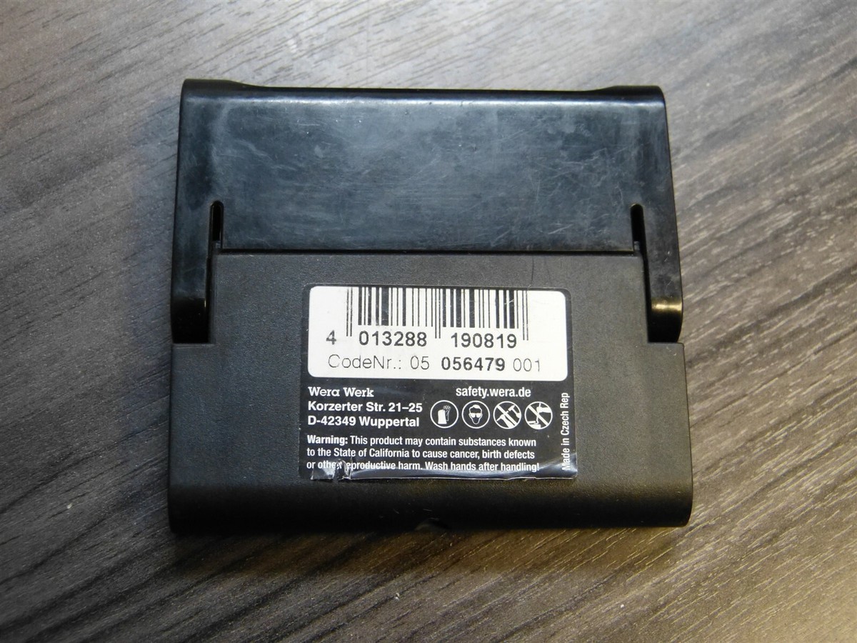 WERA 056479 BC 6 Universal 3 / 6 Piece Universal Bit Set Phillips  