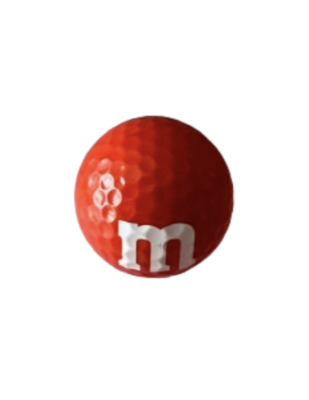 M&M's World Red Logo 1 Playable Golf Ball New | eBay