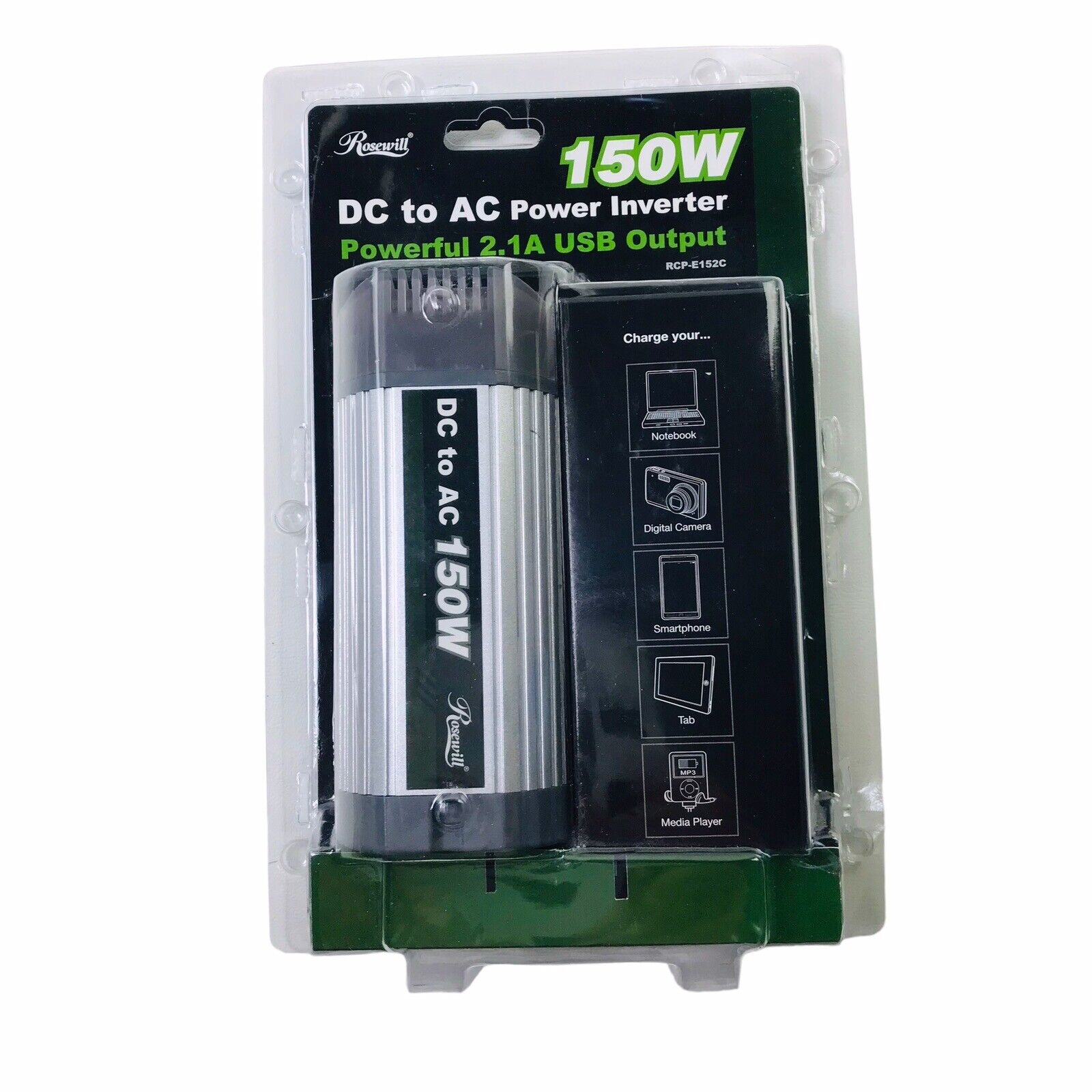 Rosewill 150 Watt DC To AC Power Convertor 2.1 USB Output