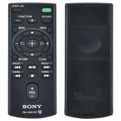 WFSMARTS Nuevo Genuino RM-AMU197 Para Sony Sistema de Pantalla de Audio HIFI Control Remoto RMAMU197