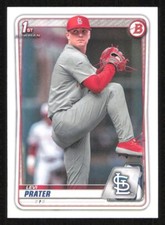 2020 Bowman Draft LEVI PRATER 1st Year Baseball card ST. LOUIS CARDINALS #125
