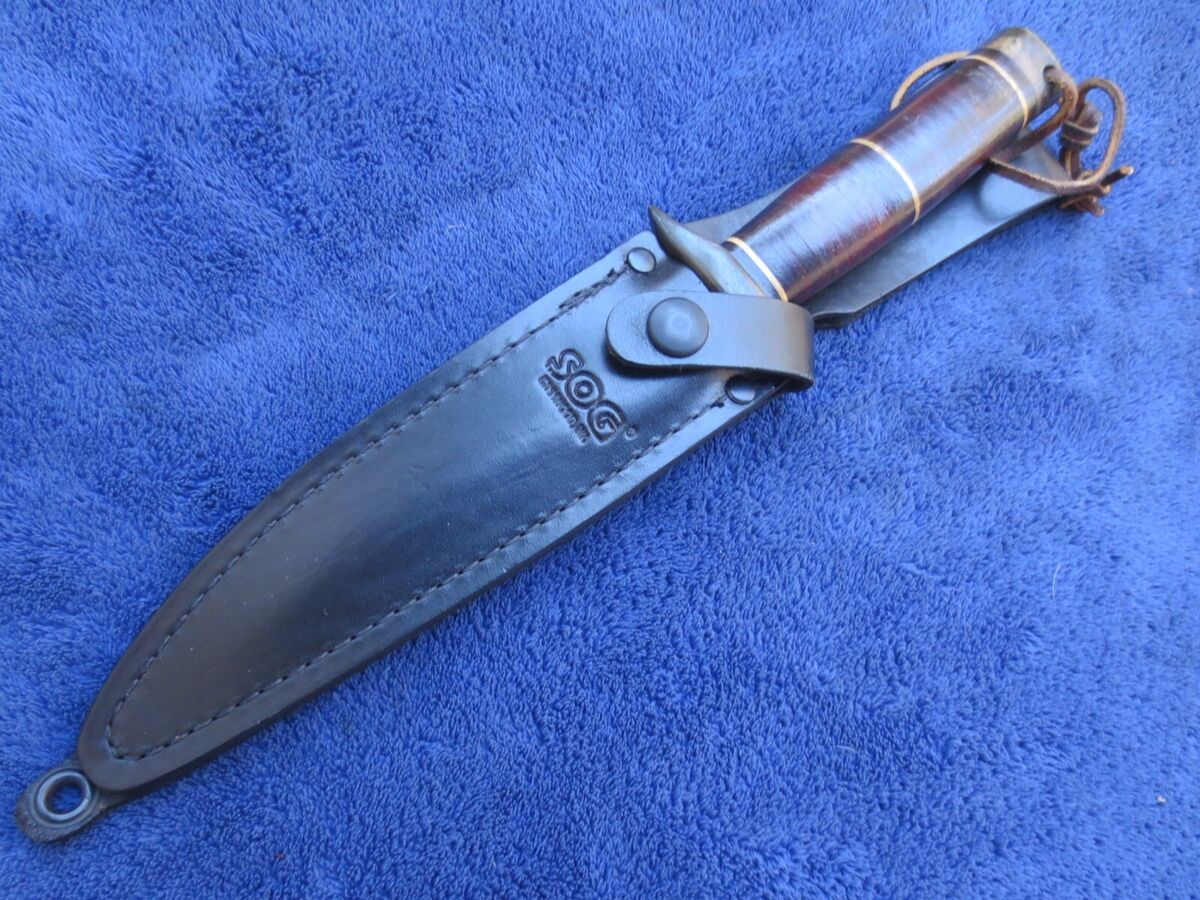 VERY RARE ORIGINAL SOG SEKI JAPAN RECON BOWIE KNIFE AND VERY RARE ORIGINAL SOG SEKI JAPAN RECON BOWIE KNIFE AND