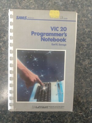 Rare Vic-20 Book - VIC 20 Programmer's Notebook