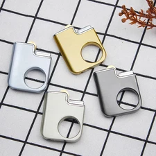 Fashion Gold Ring Lighter Classic Metal Grinding Wheel Flame Lighter