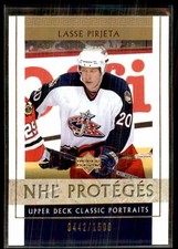 2002-03 Upper Deck Classic Portraits Lasse Pirjeta RC RC 442/1500 #110