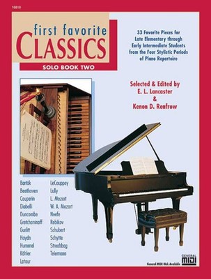 First Favorite Classics: Solo, Book 2 Piano Book Ed. E. L. Lancaster and Kenon D