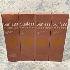 Sunless Tanning Drops 2.03oz  Lot of 4  Exp 04/28 - New