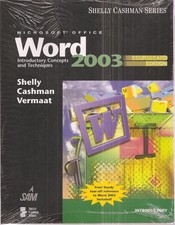 Microsoft Office Word 2003: Complete Concepts and Techniques, CourseCard Edi...