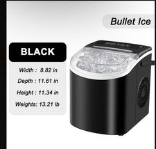 Ice Maker Countertop, Portable Ice Machine, 35lbs/Day , Self-Cleaning